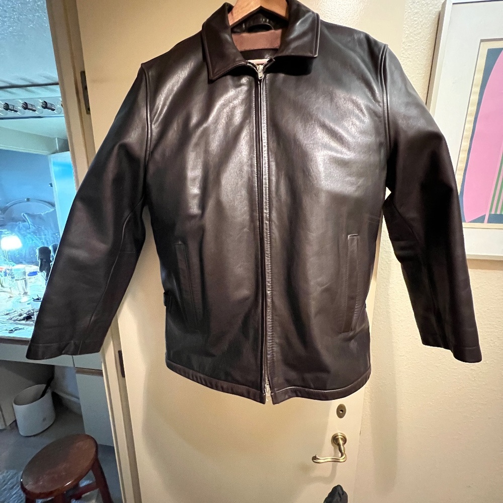 Banana Republic LEATHER BOMER JACKET